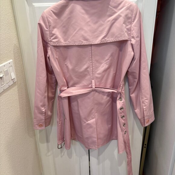 Coach Pink Trench Coat - Picture 4 of 8
